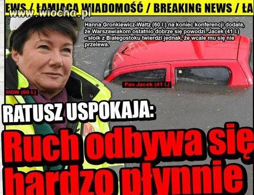 Ruch odbywa się bardzo płynnie...
