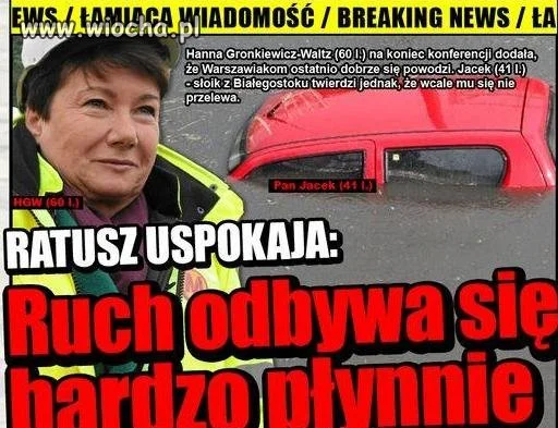 Ruch odbywa się bardzo płynnie...