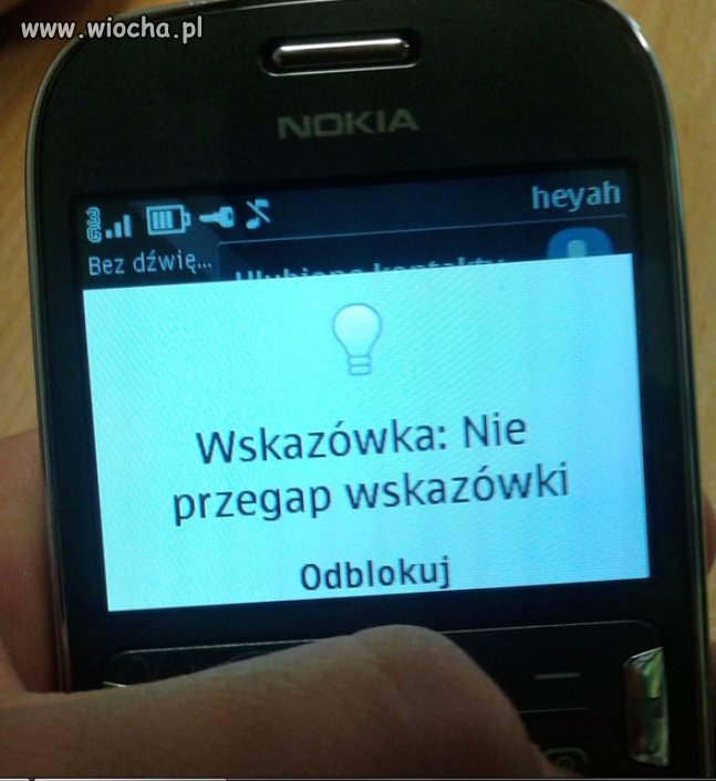 Wskazówka...
