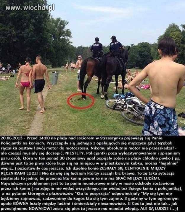 Panie policjantki radiowóz Wam nawalił!!!