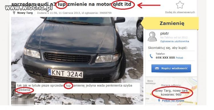 Sprzedam lup zamienie 