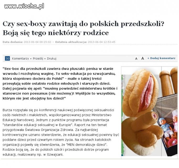 Sex-boxy dla przedszkolaków
