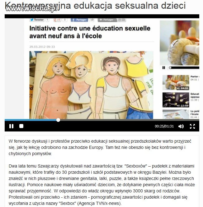 Rodzice nie chcą edukacyjnych seks pudełek