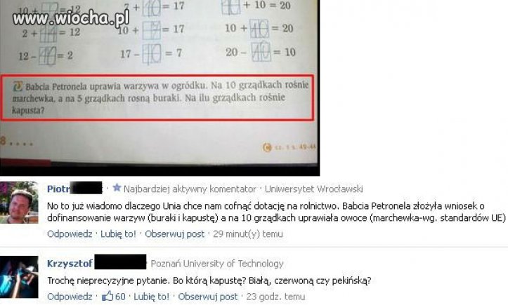 A ty jesteś dobry z matmy? 