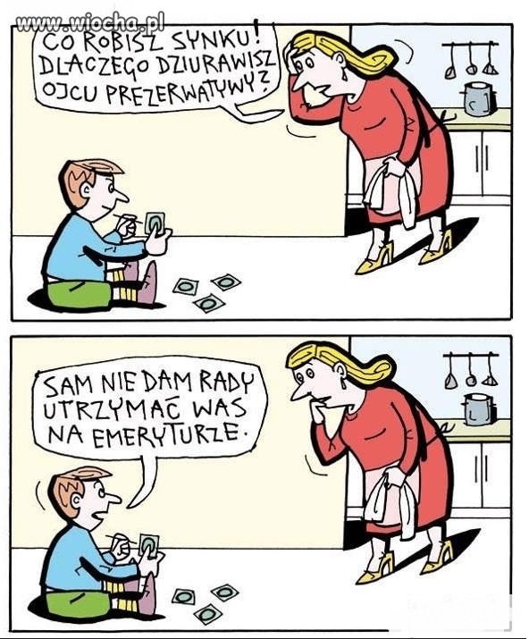 Wczoraj były absurdy o dziurawieniu prezerwatyw