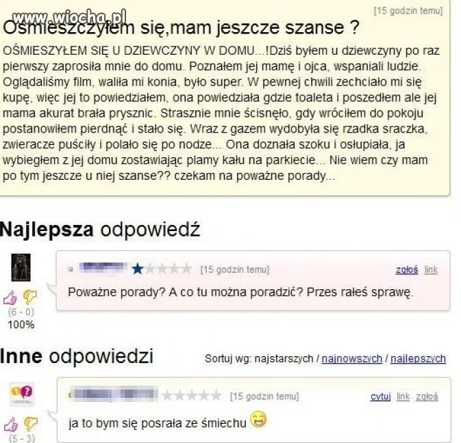 Ośmieszyłem się... Mam jeszcze szanse?