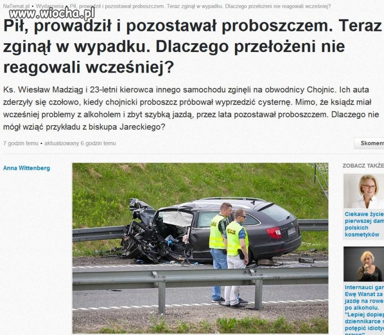 Kolejny autorytet moralny. 