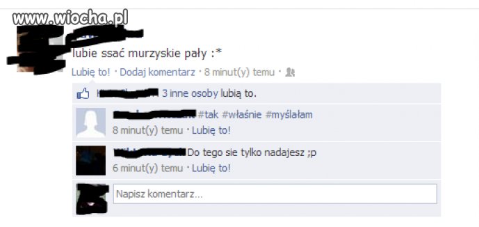Lubie ssać murzyńskie pały 