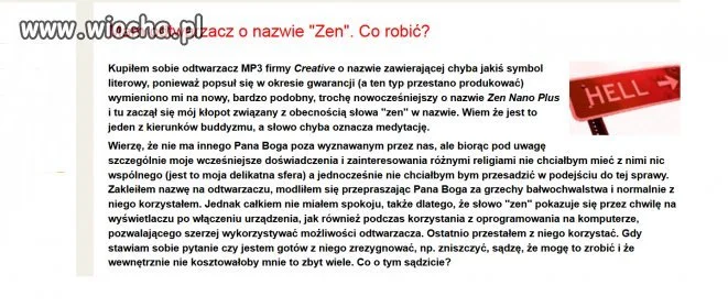 "Nie chciałbym przesadzić"
