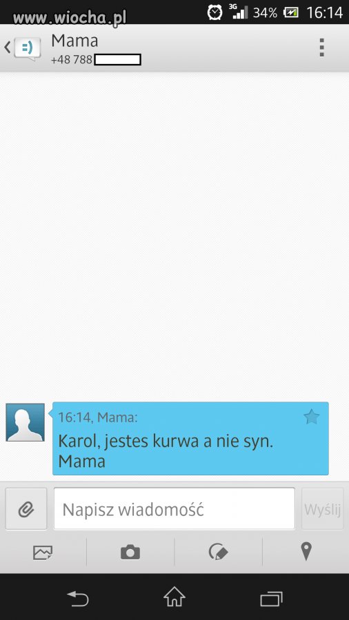 Od mamy... 