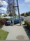 Auto stało tam tak przez 3 dni.