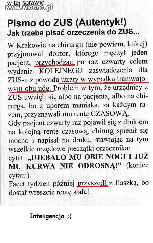 Tak należy pisać orzeczenia do ZUS
