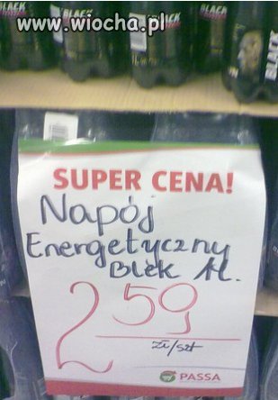 Nowy napój Blek.