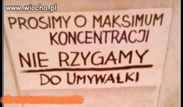 Prosimy o koncentracje.