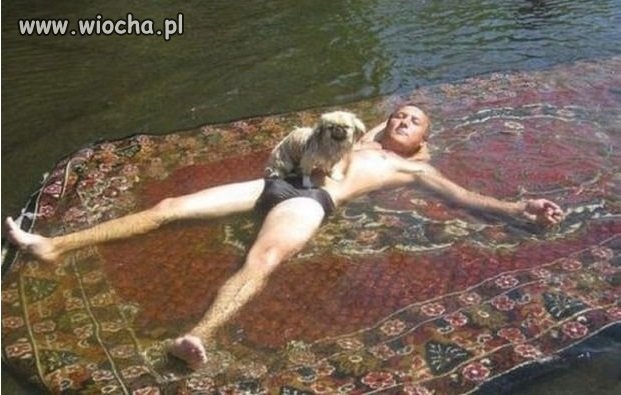 Sindbad miał latający...ale, że też pływający??!!!