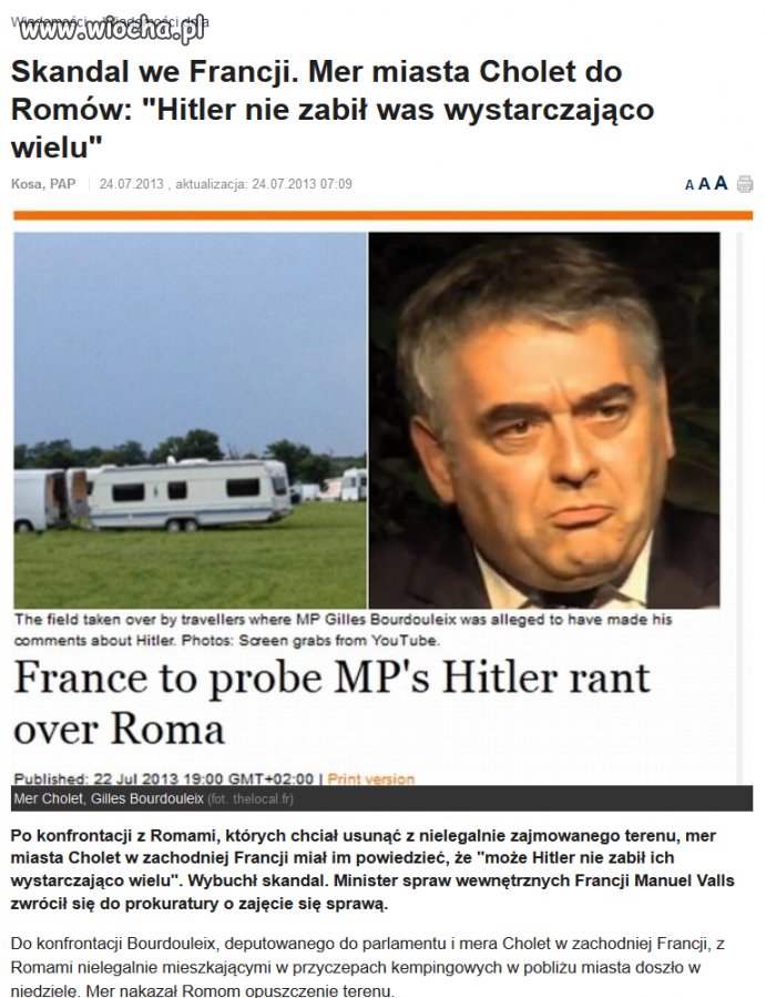 We Francji się z cyganami nie cackają...