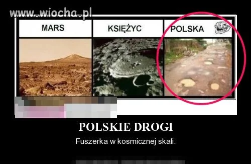 Mars, Księżyc...