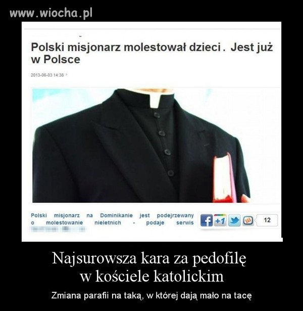 Już w Polsce... Bo tam jaja obcinają pedofilom