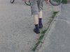 Są półbuty, są skarpety frotte w stylowe paseczki,