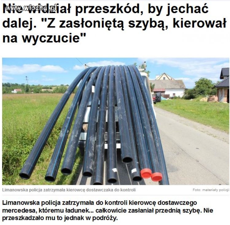 Jazda na wyczucie...