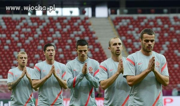Oficjalny trening polskiej reprezentacji...