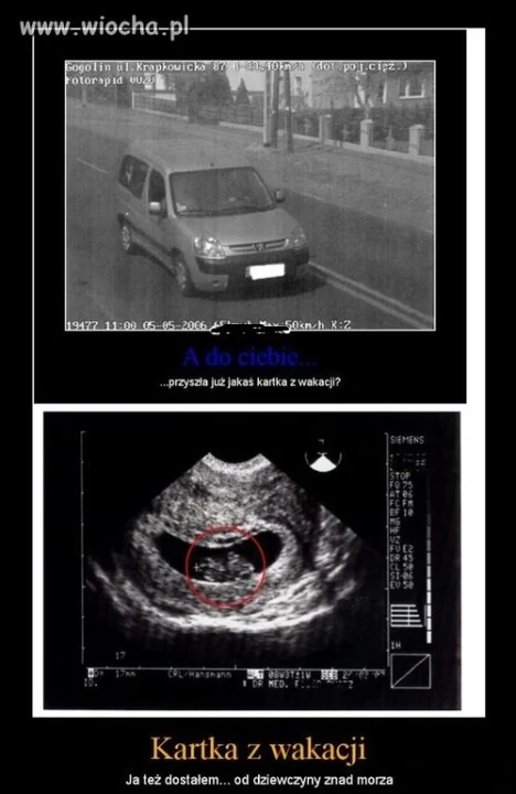 Ciekawa kartka wakacyjna z pozdrowieniami