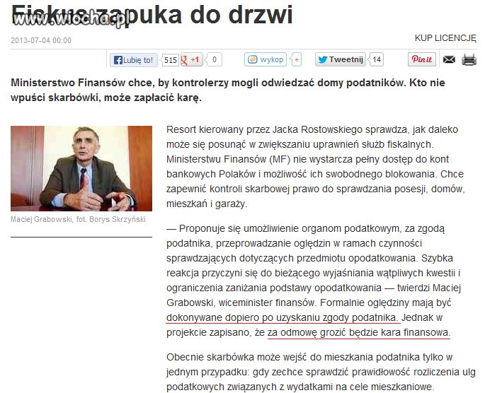 Otwierasz lodówkę aaa tu urząd skarbowy