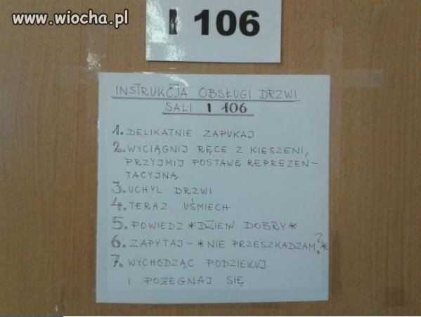 Instrukcja dla studenta