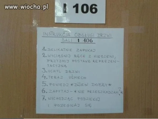 Instrukcja dla studenta