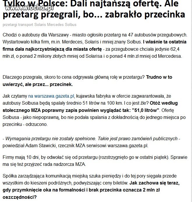 Kiedyś rozbiór był na żywca