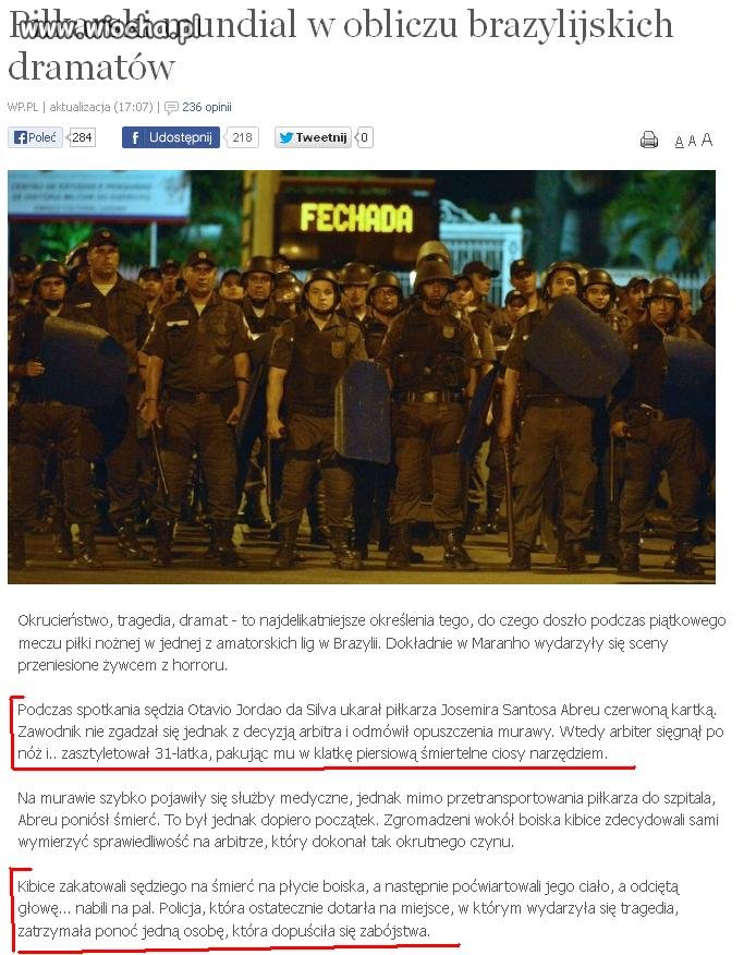Krwawy mecz...