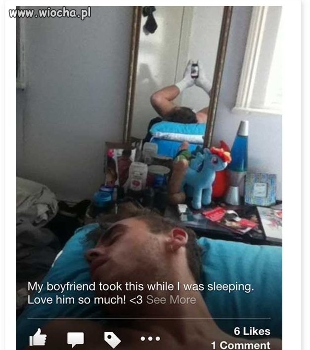 "My boyfriend" a zdjęcie z nóżki 