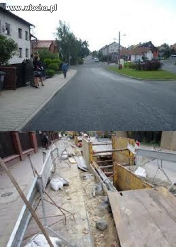 Piękny nawy asfalt nam położyli, a to oznacza...  