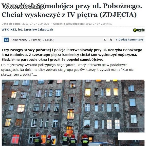 Kto nie skacze...