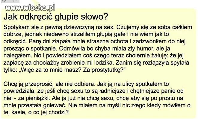 Jak odkręcić głupie słowo...