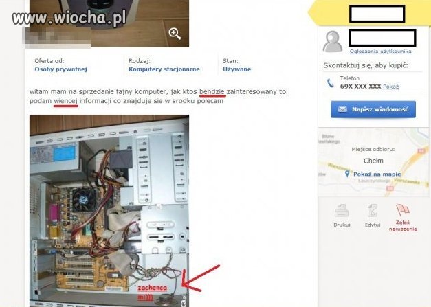 Gimba sprzedaje komputer!