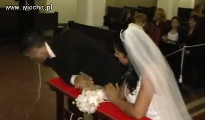 Pan młody nie wytrzymał
