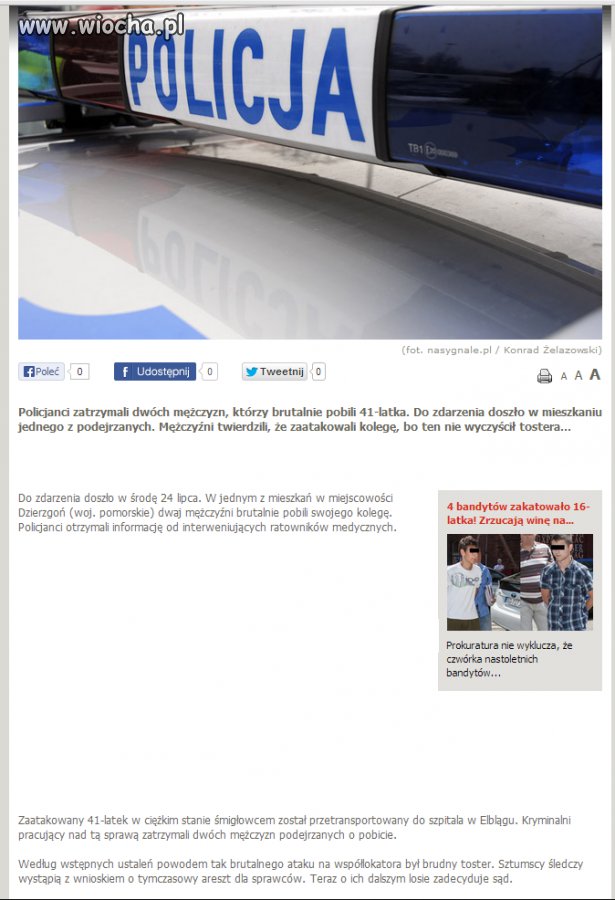 Bo nie wyczyścił tostera...