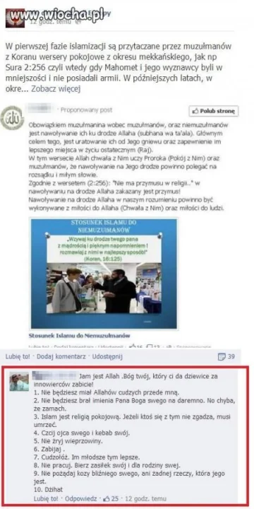Islamskie przykazania...