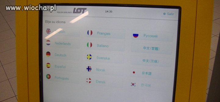 LOT - Nowy system i brak polskiego języka...