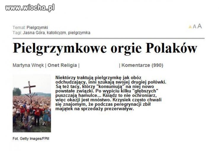 Dziewczyny zapraszam na pielgrzymkę ...