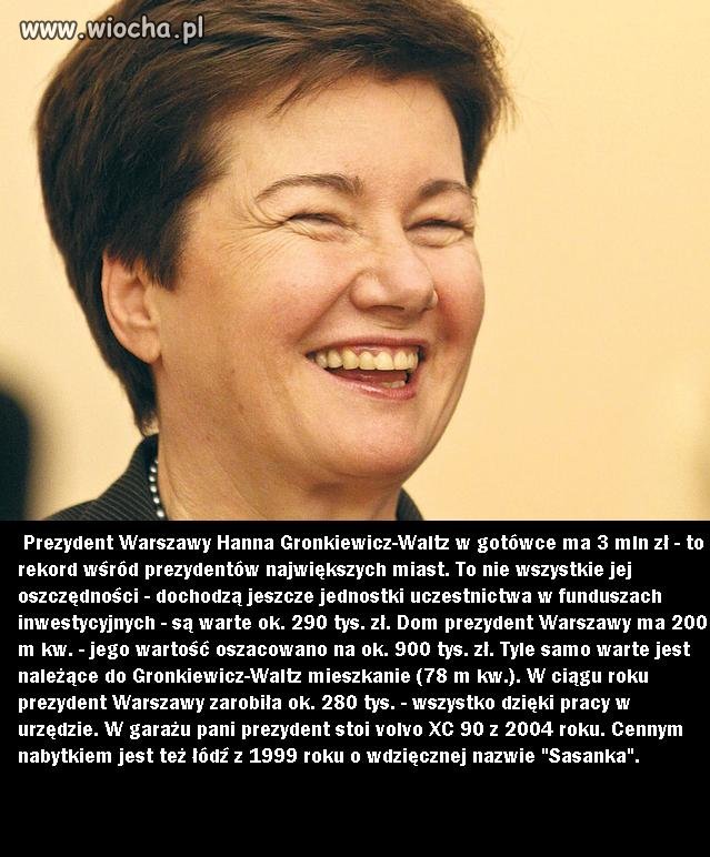 3mln zł w gotówce i inne dobra dają tej pani tytuł