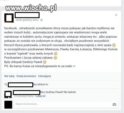 Znalazł dobry sposób...