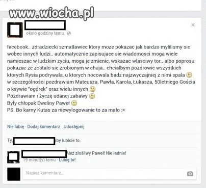 Znalazł dobry sposób...