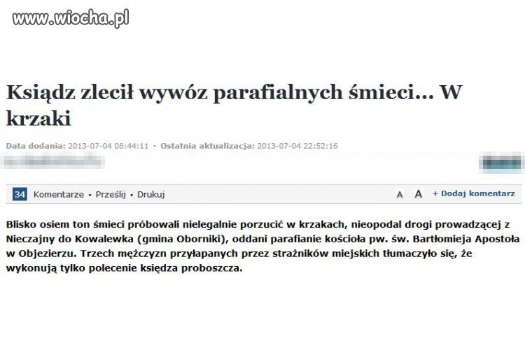 Ksiądz jak zwykle świeci przykładem...
