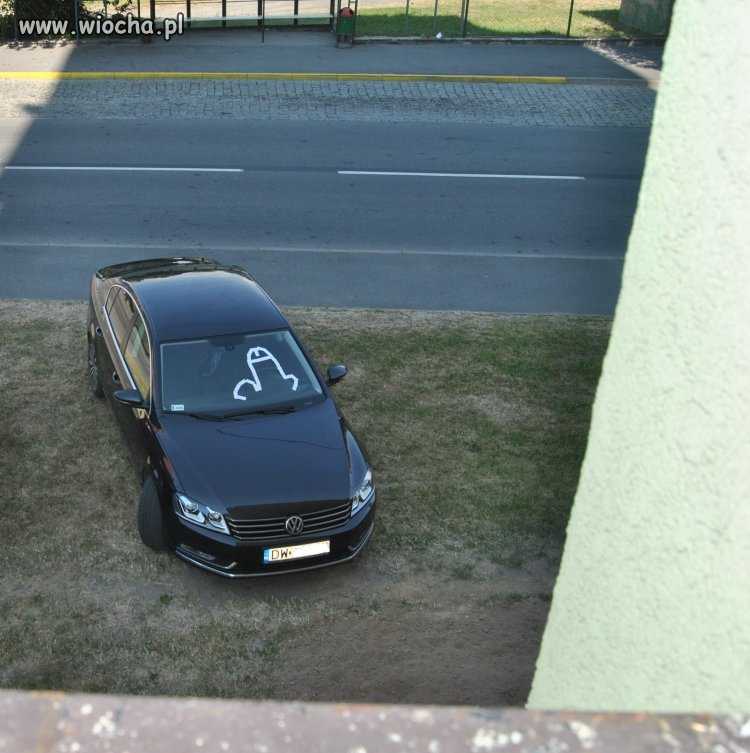 Kara za złe parkowanie w Bielawie ! 