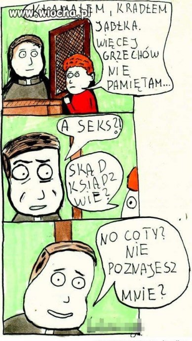Spowiedź chłopczyka.