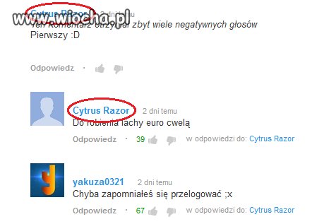 Coś mu nie wyszło
