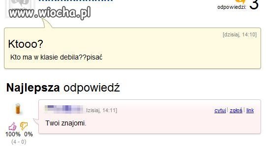 Głupie pytania.
