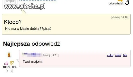Głupie pytania.